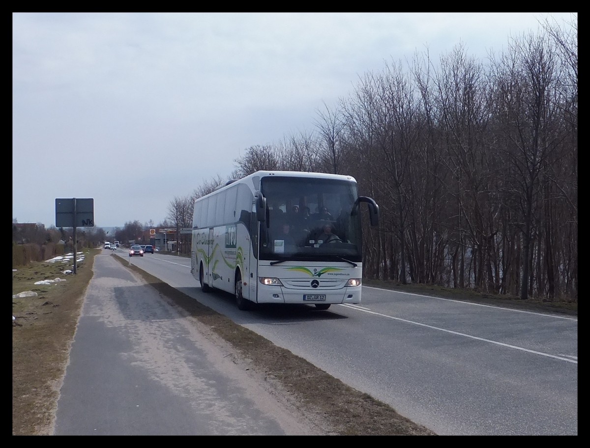 Mercedes Tourismo von Geiler Reisen aus Deutschland in Sassnitz.