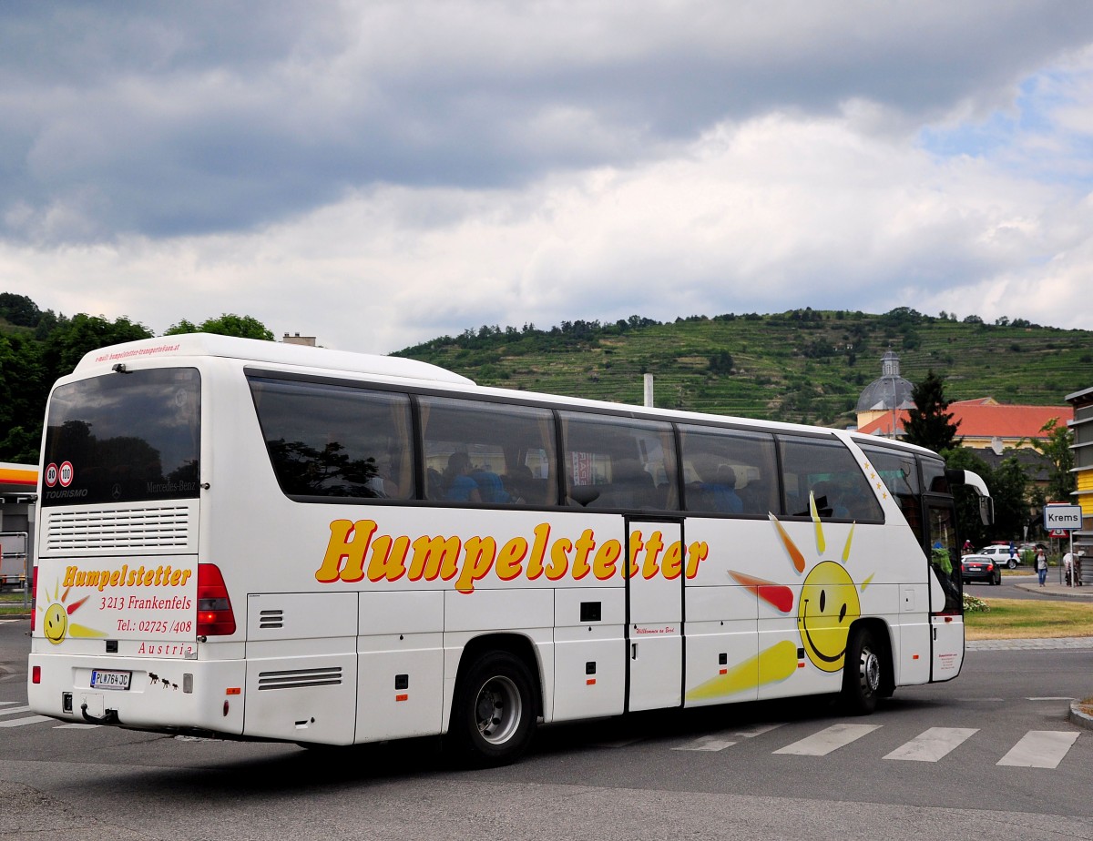 Mercedes Tourismo von Humpelstetter Reisen aus Niedersterreich im Juni 2015 in Krems.