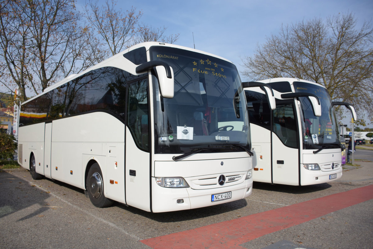 Mercedes Tourismo von Klnjarat aus Ungarn in Krems.