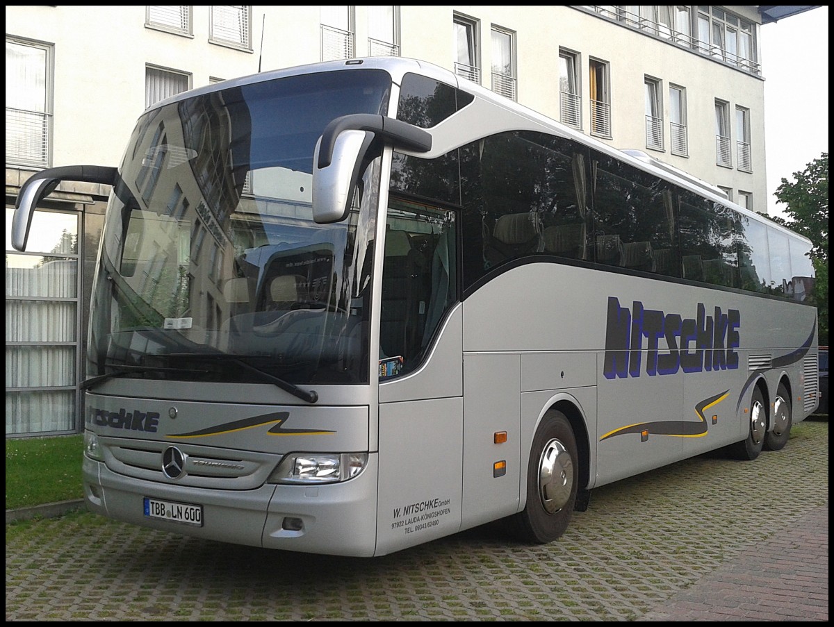 Mercedes Tourismo von Nitschke aus Deutschland in Bergen.