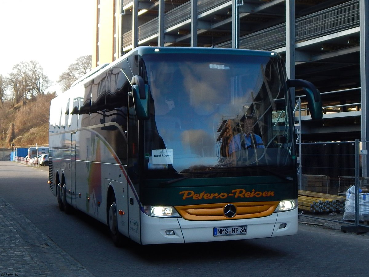 Mercedes Tourismo von Peters-Reisen aus Deutschland in Sassnitz.