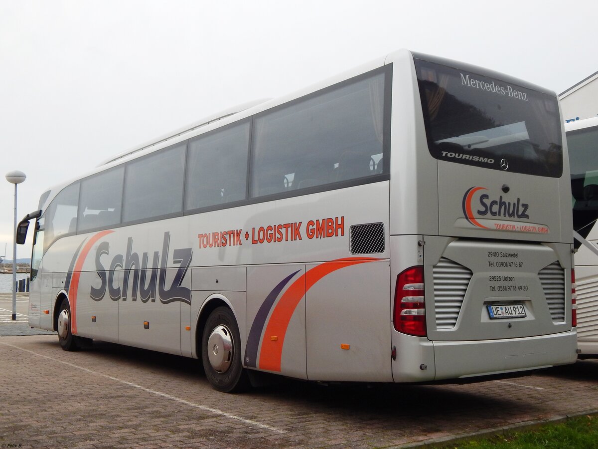 Mercedes Tourismo von Schulz aus Deutschland im Stadthafen Sassnitz.