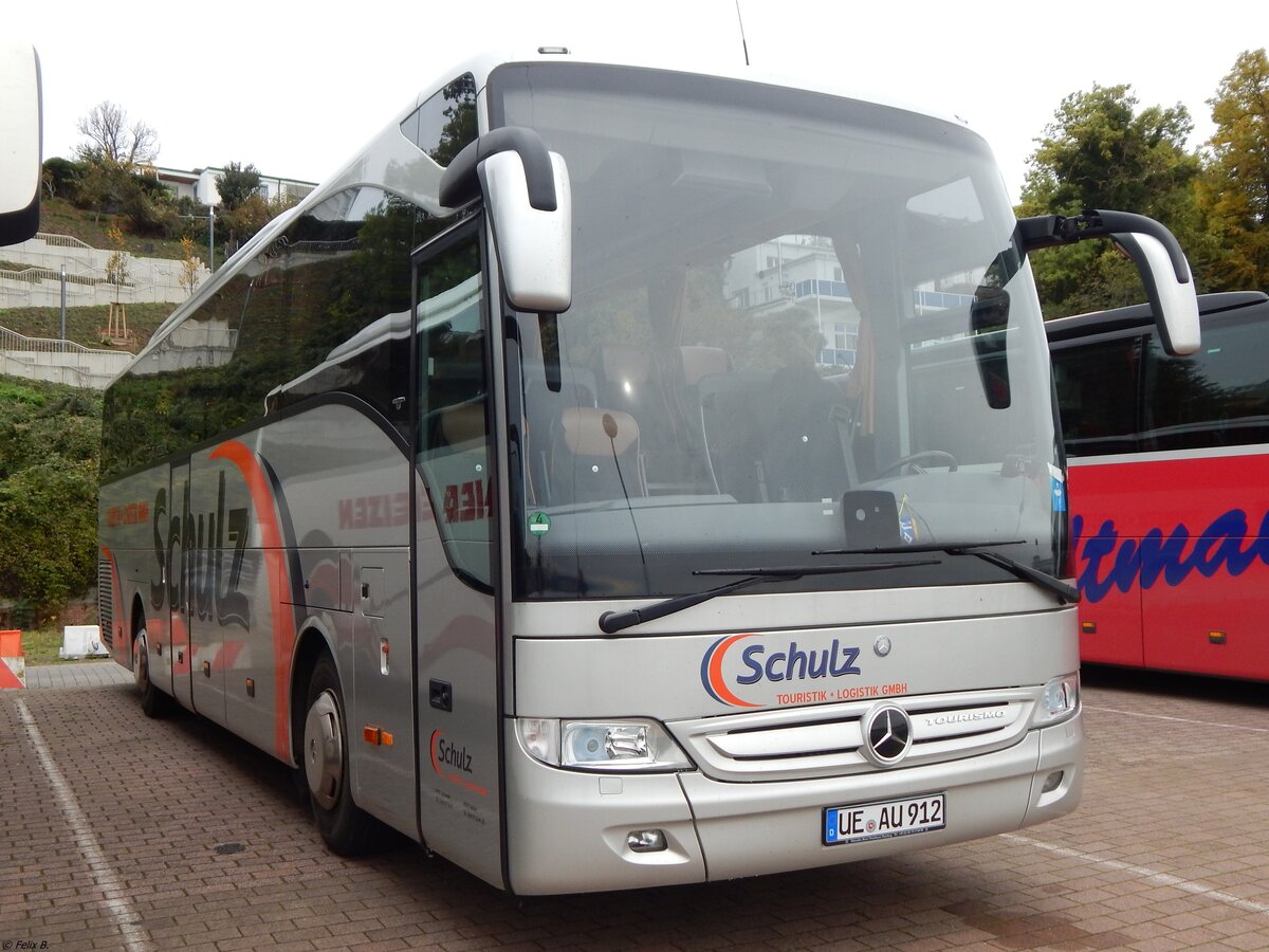 Mercedes Tourismo von Schulz aus Deutschland im Stadthafen Sassnitz.