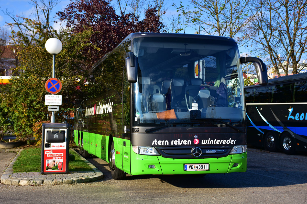 Mercedes Tourismo von Stern Reisen Wintereder aus sterreich in Krems.