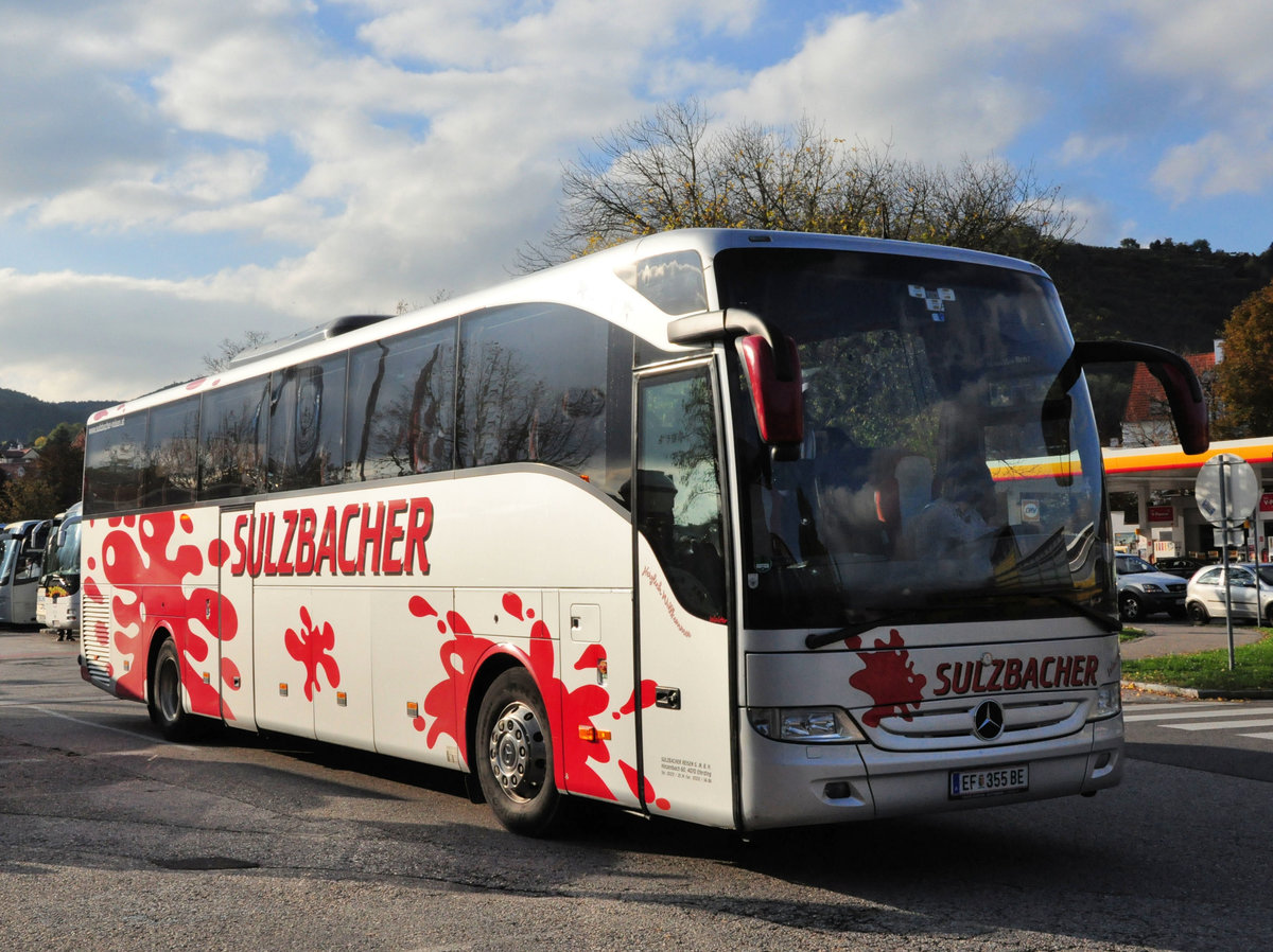 Mercedes Tourismo von Sulzbacher Reisen aus Obersterreich in Krems gesehen.