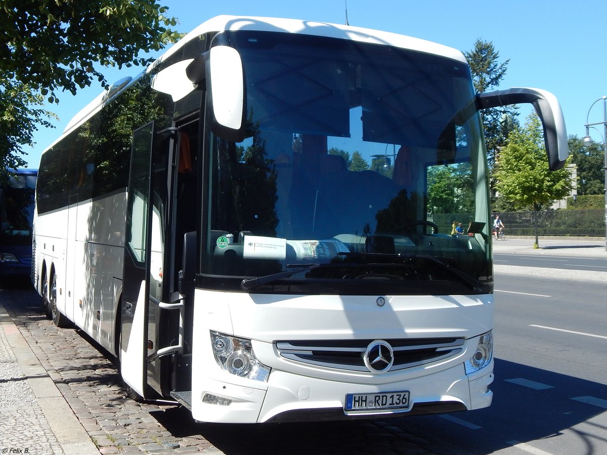 Mercedes Tourismo Vorführwagen in Berlin.