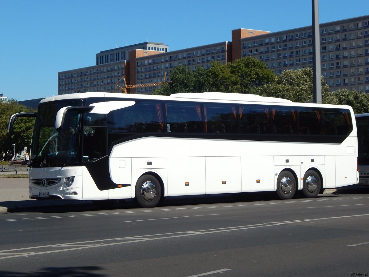 Mercedes Tourismo Vorführwagen in Berlin.