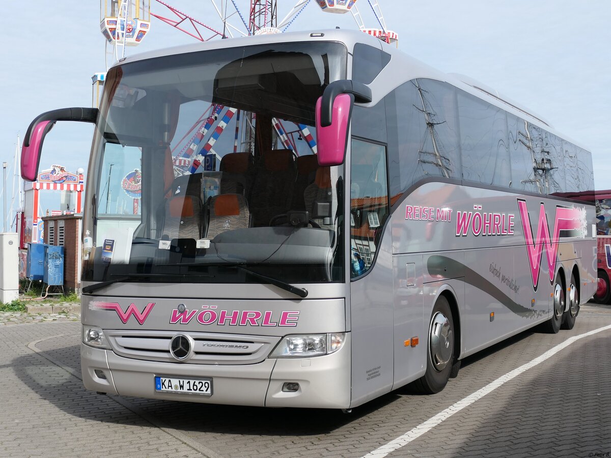 Mercedes Tourismo von Wöhrle aus Deutschland in Stralsund.