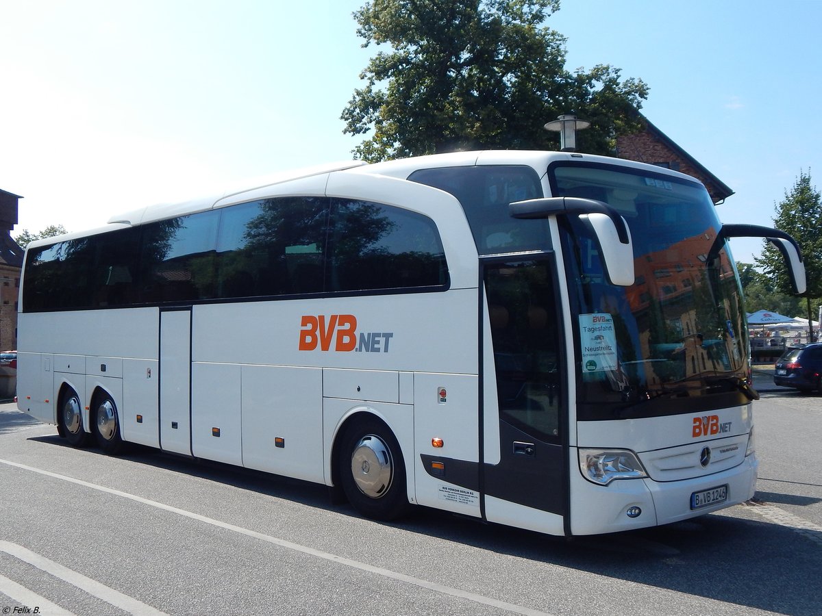 Mercedes Travego von BVB.net aus Deutschland in Neustrelitz.