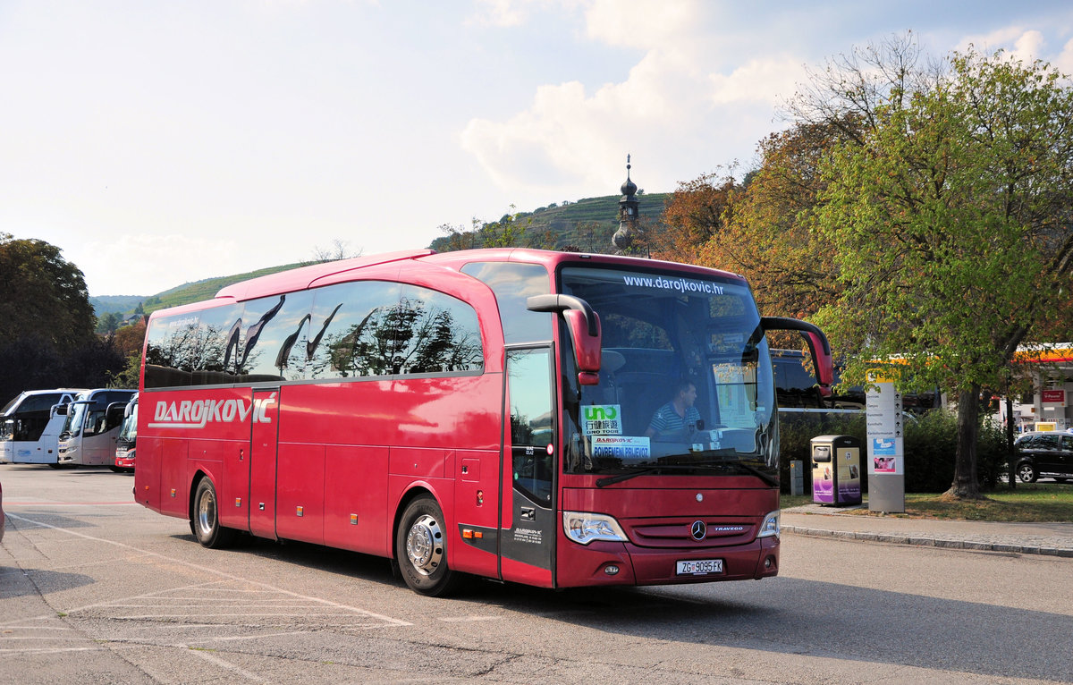 Mercedes Travego von Darojkovic.hr in Krems gesehen.