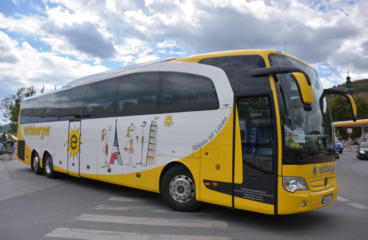 Mercedes Travego von Eichberger Reisen aus der BRD 2017 in Krems.