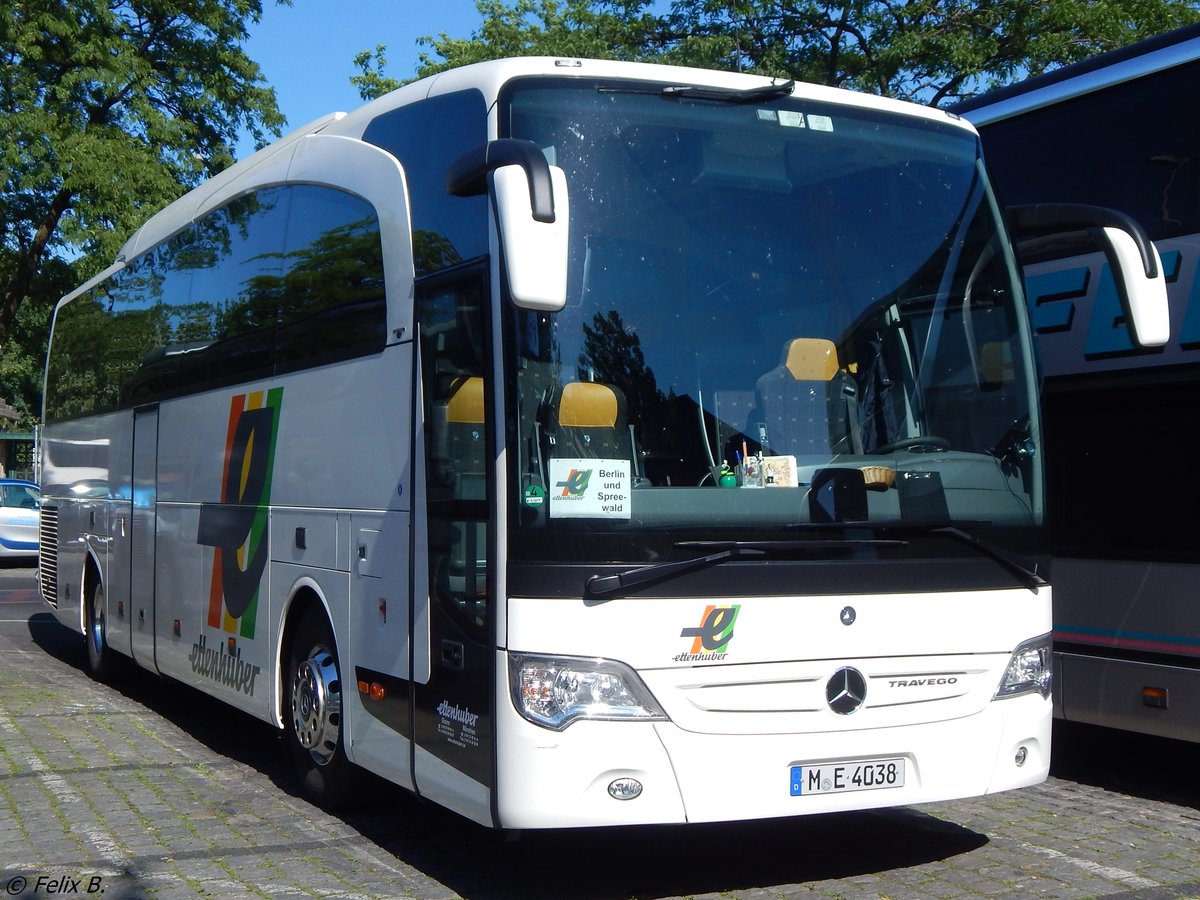 Mercedes Travego von Ettenhuber Deutschland in Berlin.