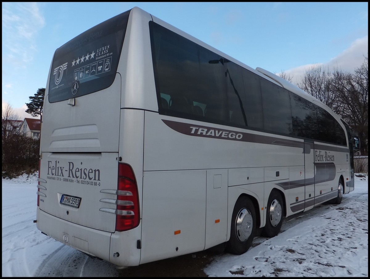 Mercedes Travego von Felix-Reisen aus Deutschland in Binz.