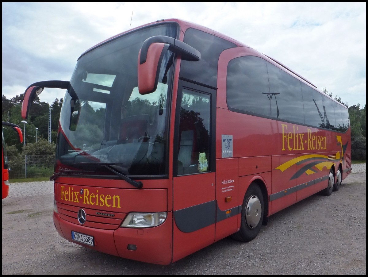 Mercedes Travego von Felix-Reisen aus Deutschland in Binz.