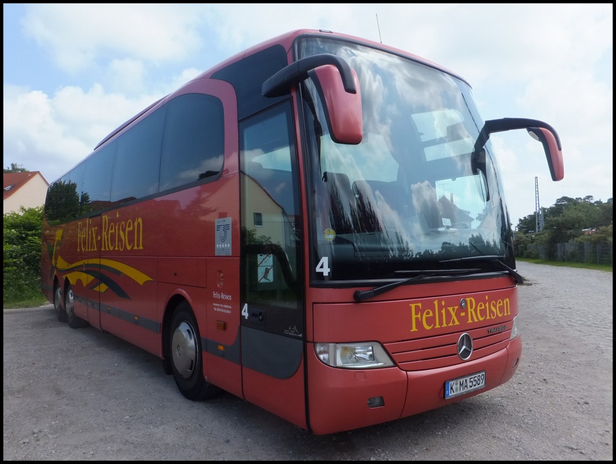 Mercedes Travego von Felix-Reisen aus Deutschland in Binz. 