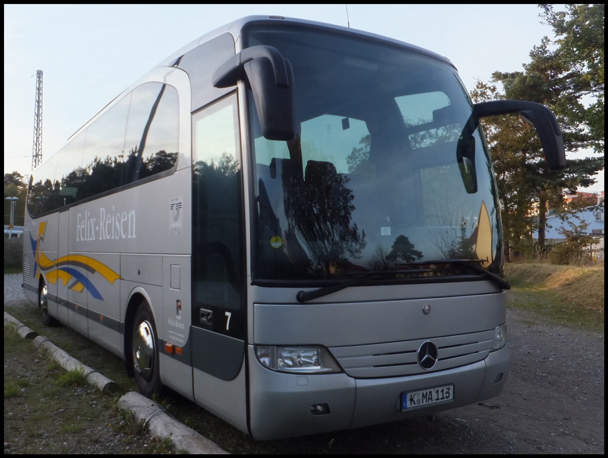 Mercedes Travego von Felix-Reisen aus Deutschland in Binz.