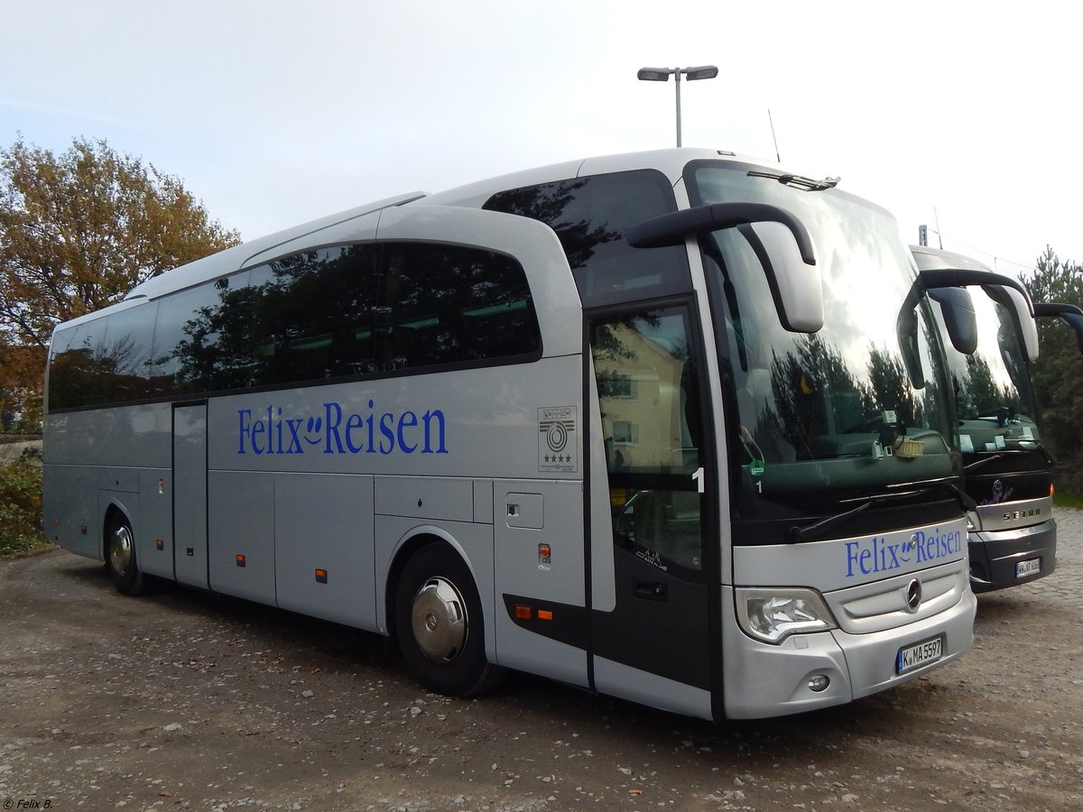 Mercedes Travego von Felix-Reisen aus Deutschland in Binz.