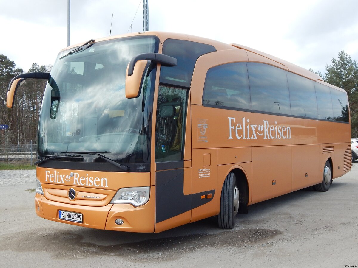 Mercedes Travego von Felix-Reisen aus Deutschland in Binz.