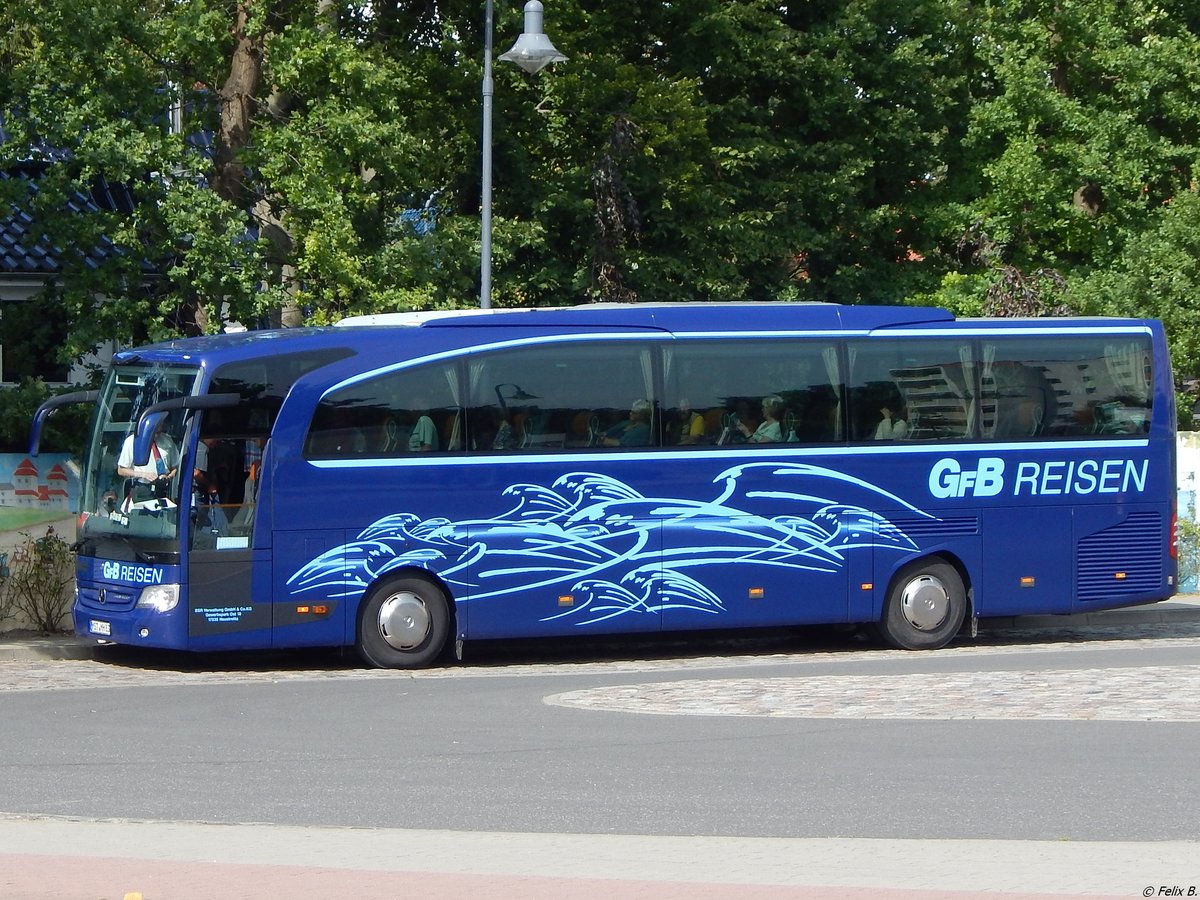 Mercedes Travego von GFB-Reisen aus Deutschland in Binz.