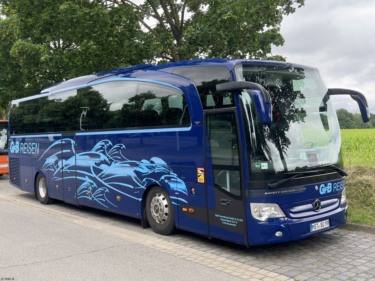Mercedes Travego von GFB-Reisen aus Deutschland in Malchow.