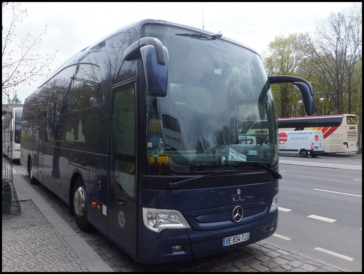 Mercedes Travego von Michel Voyages aus Frankreich in Berlin.