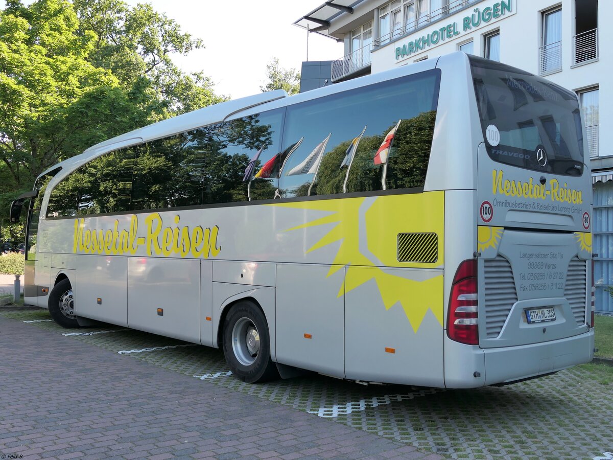 Mercedes Travego von Nessetal-Reisen aus Deutschland in Bergen.