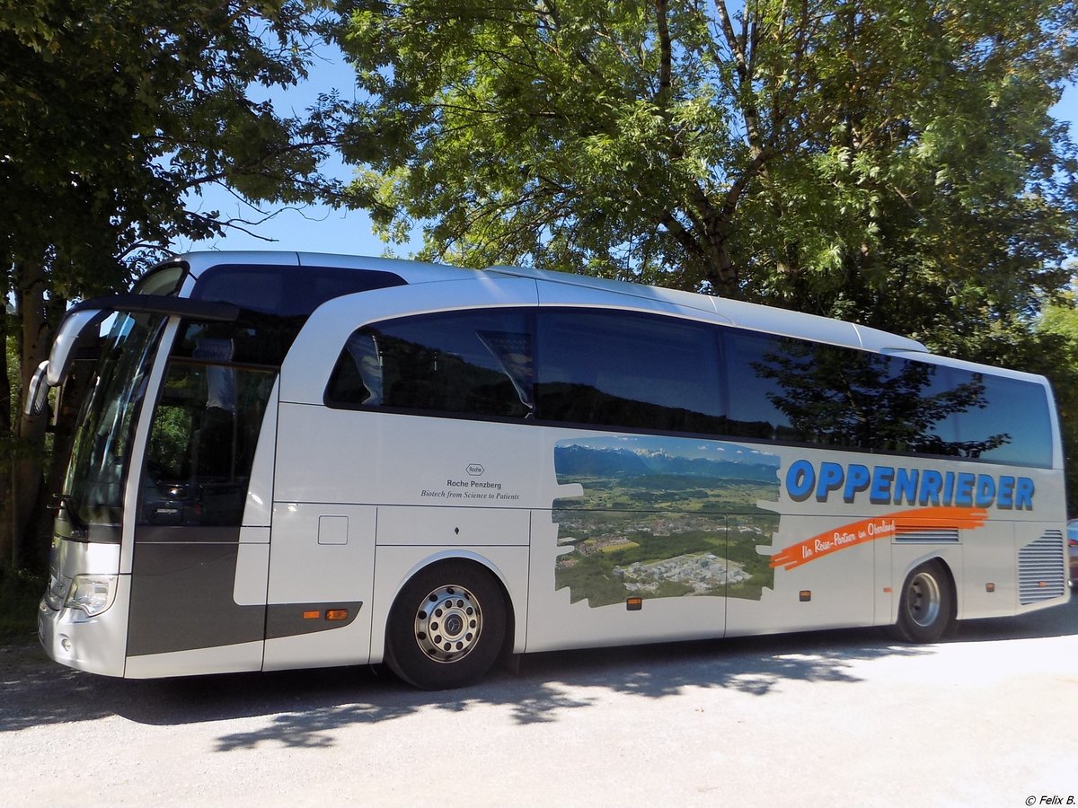 Mercedes Travego von Oppenrieder aus Deutschland bei Schliersee.