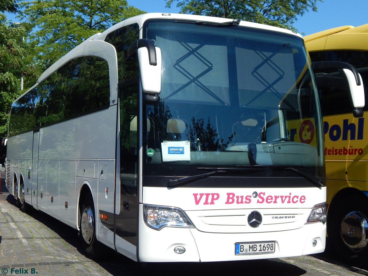 Mercedes Travego von Prima Klima Reisen aus Deutschland in Berlin.