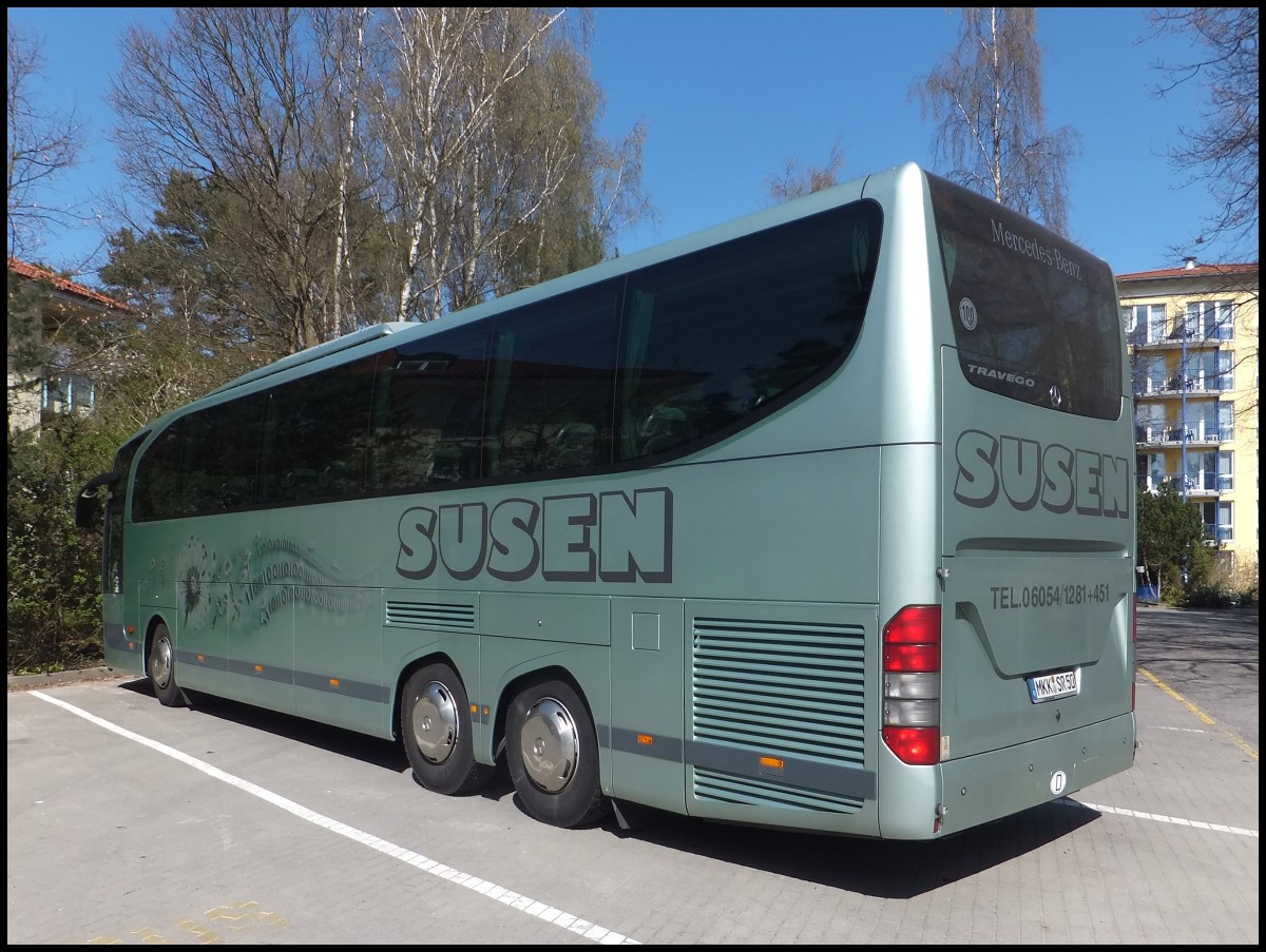 Mercedes Travego von Susen aus Deutschland in Binz.