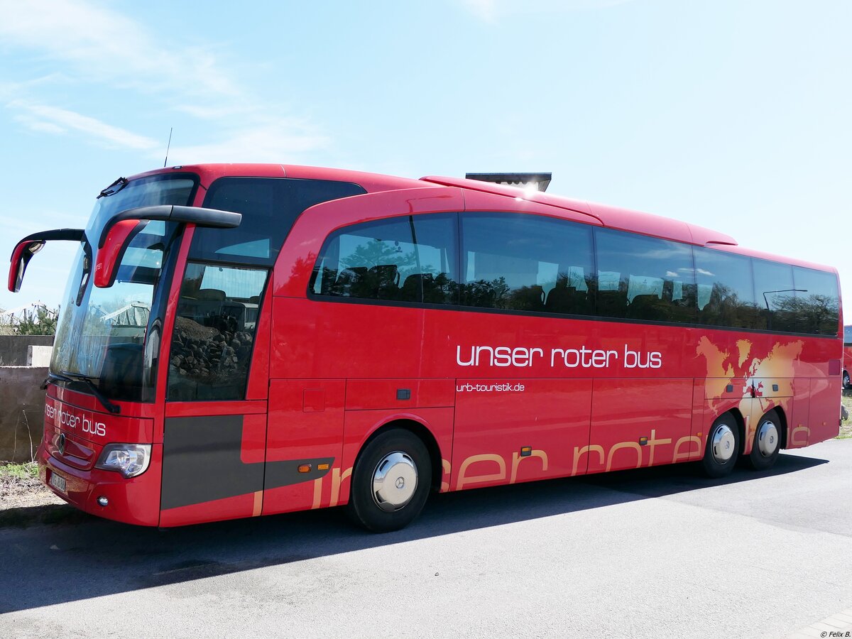 Mercedes Travego von URB aus Deutschland in Ueckermünde.