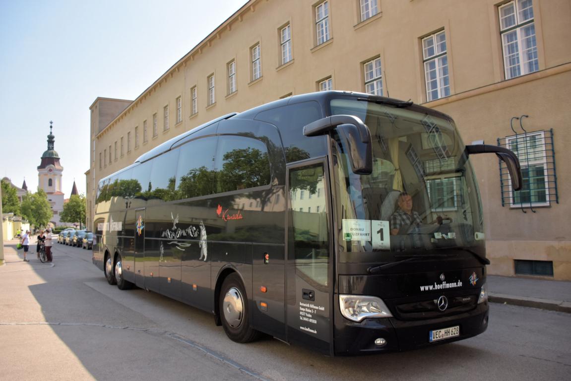 Mercedes Travego von Wilensky Reisen aus PL 2018 in Krems.