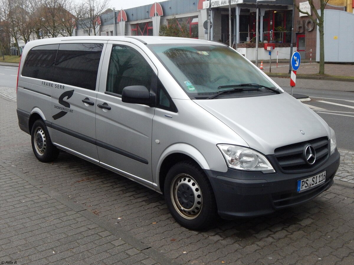 Mercedes Vito von Showservice International aus Deutschland in Neubrandenburg.