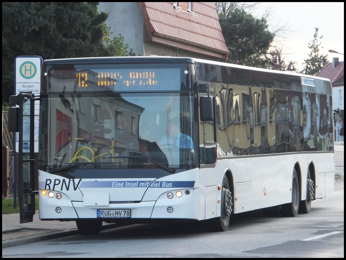 Mit diesem Bild geht die Ära Neoplan N4520 P auf Rügen zu Ende.
Neoplan Centroliner Evolution der RPNV in Bergen.