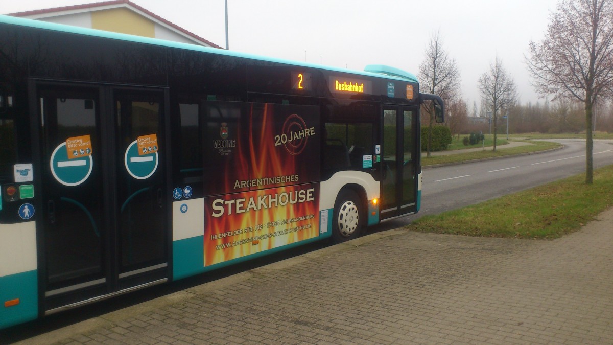 NB SW 591......und noch das Traffig Board der rechten Seite des Citaro für das Steakhouse zum zwanzigjährigen Bestehen 