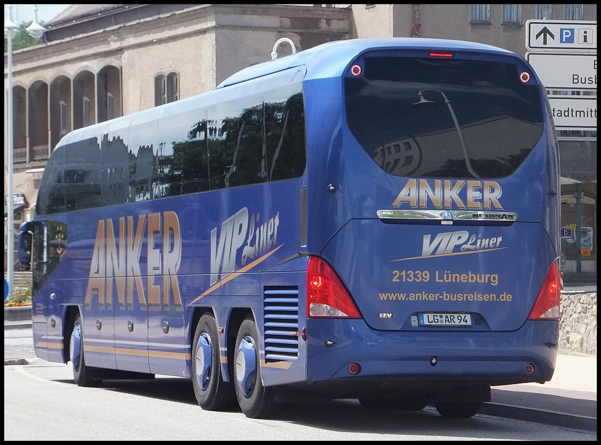 Neoplan Cityliner von Anker aus Deutschland in Sassnitz.