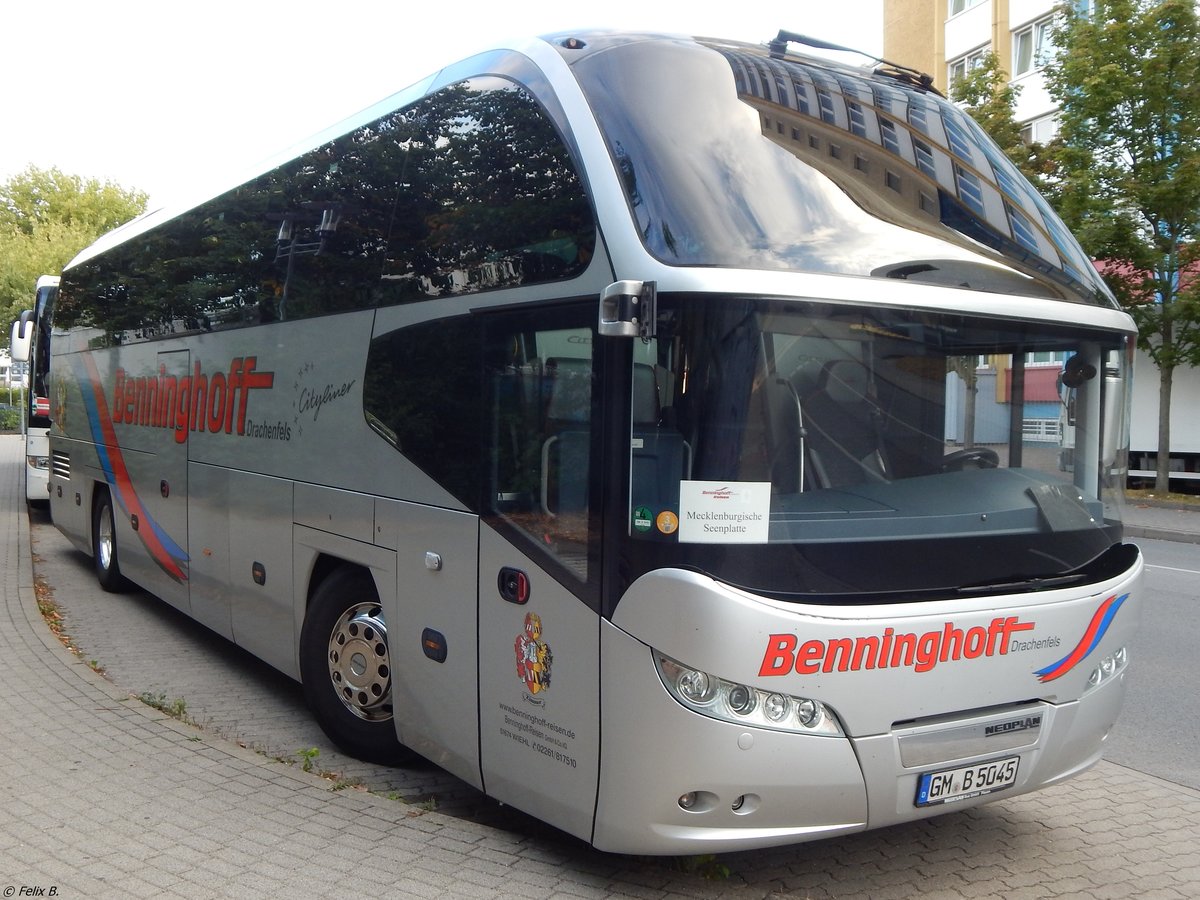 Neoplan Cityliner von Benninghoff aus Deutschland in Neubrandenburg.