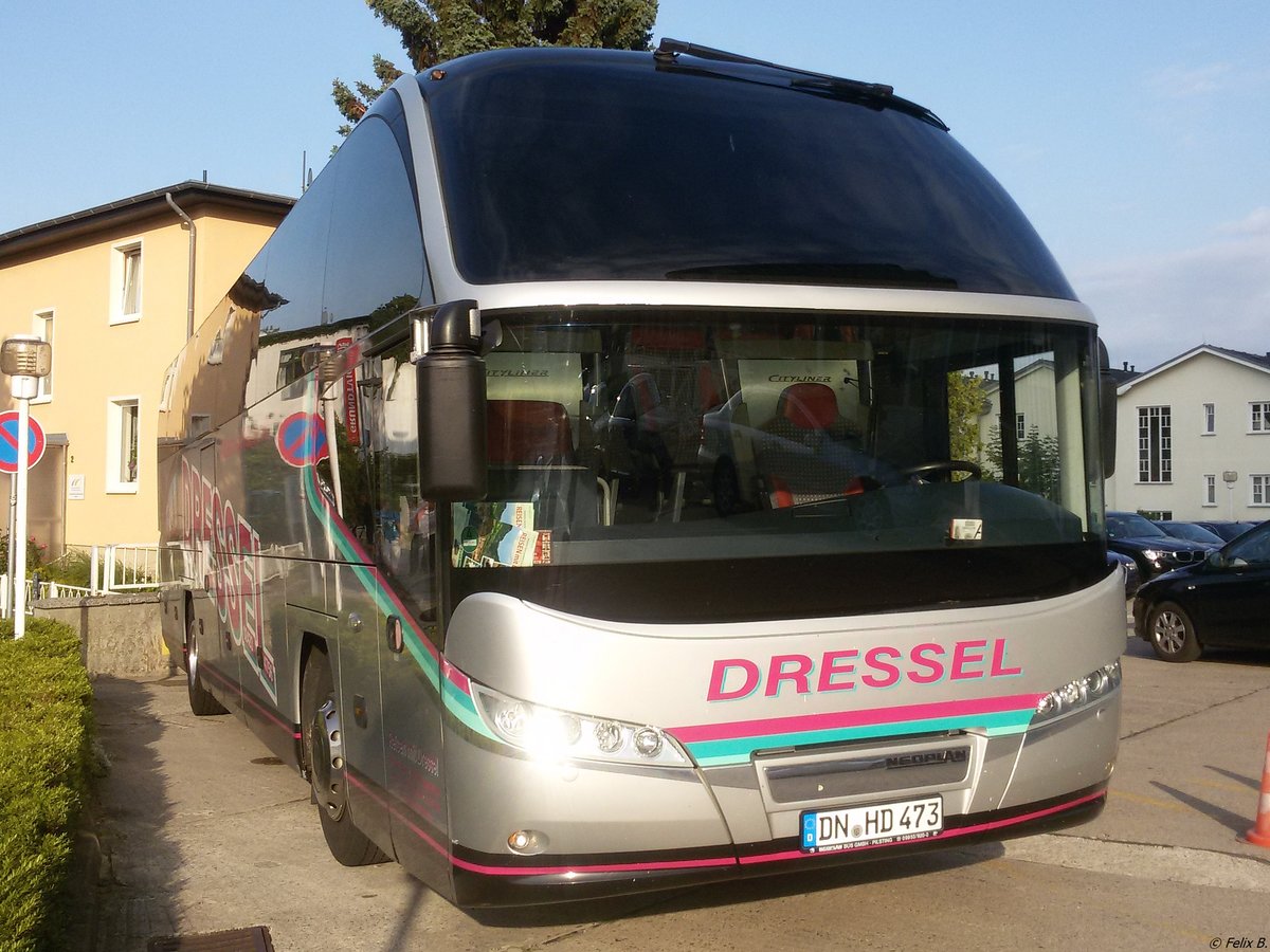 Neoplan Cityliner von Dressel aus Deutschland in Sassnitz.