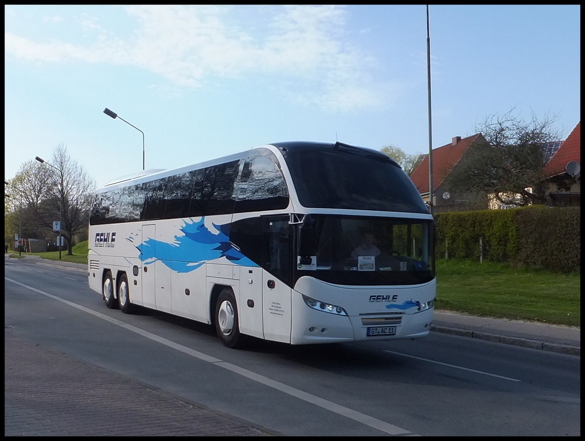 Neoplan Cityliner von Gehle aus Deutschland in Sassnitz.