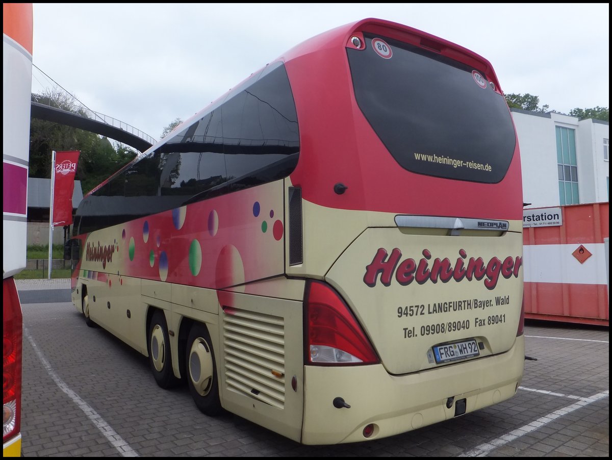 Neoplan Cityliner von Heininger aus Deutschland im Stadthafen Sassnitz.