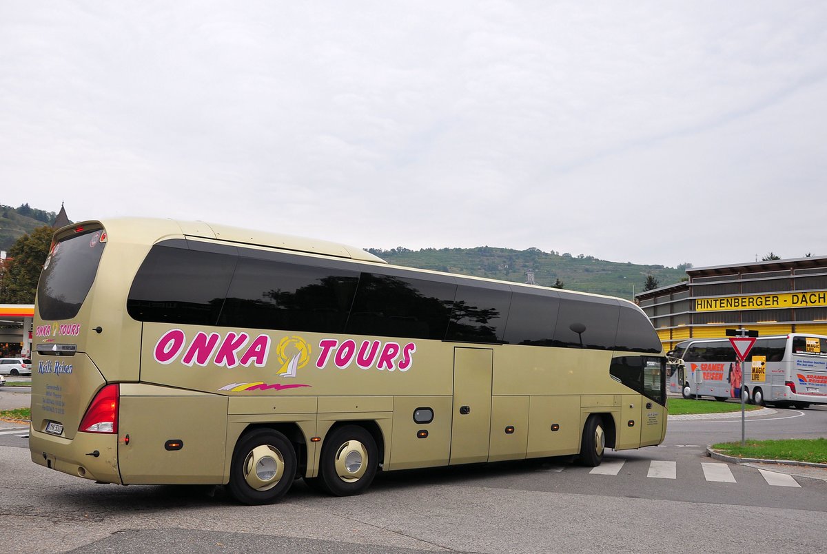 Neoplan Cityliner von Keil`s Reisen aus der BRD in Krems gesehen.