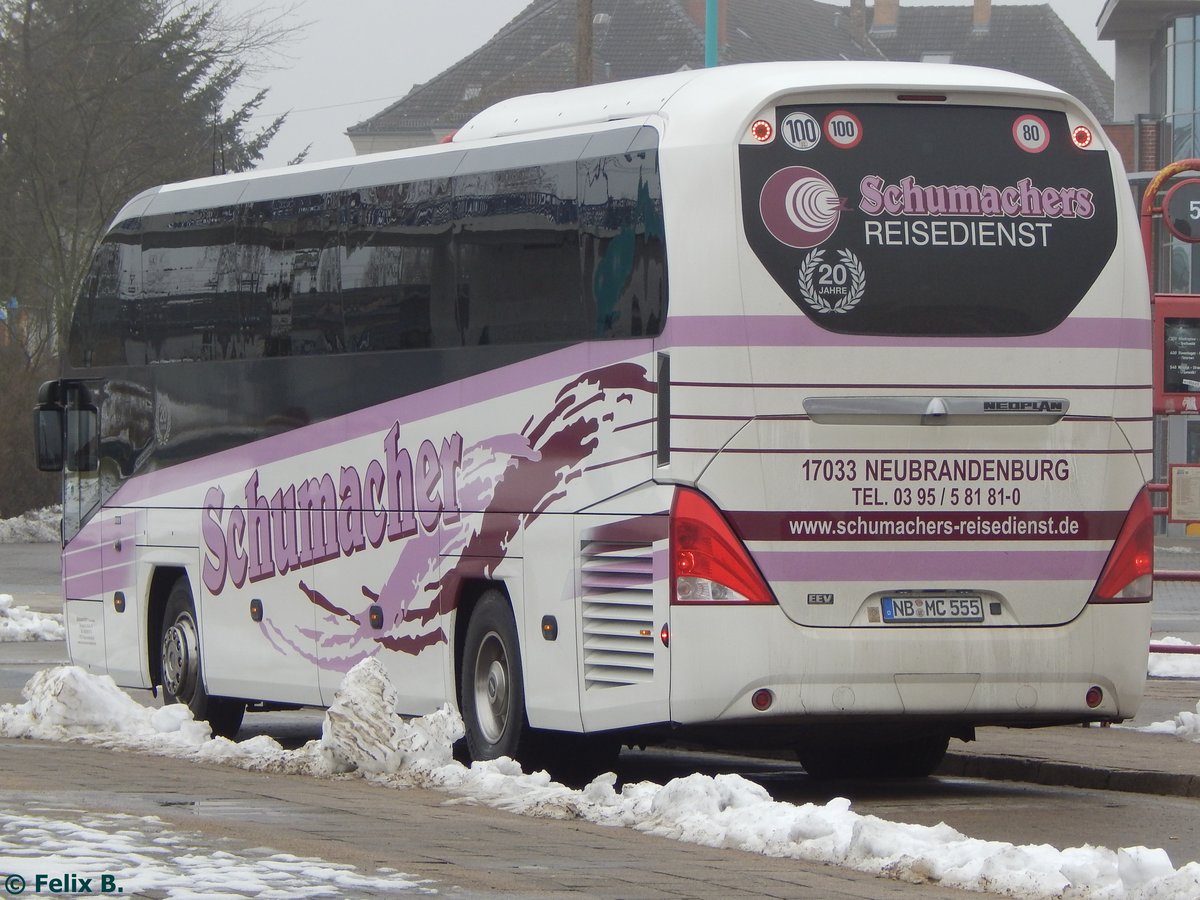 Neoplan Cityliner von Schumacher aus Deutschland in Neubrandenburg. 