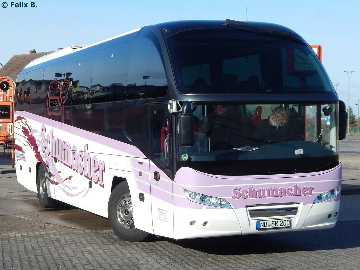 Neoplan Cityliner von Schumacher aus Deutschland in Neubrandenburg. 