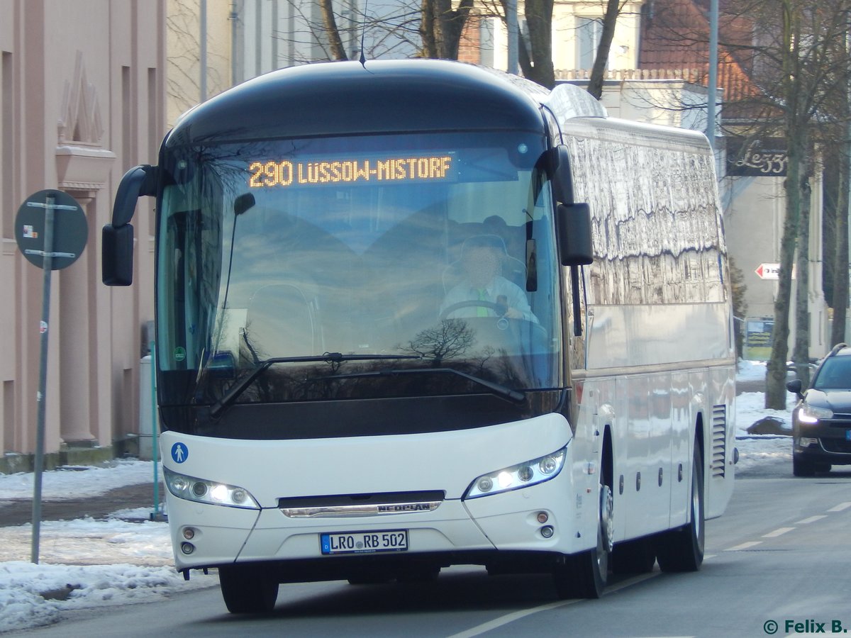 Neoplan Jetliner von Regionalbus Rostock in Güstrow.