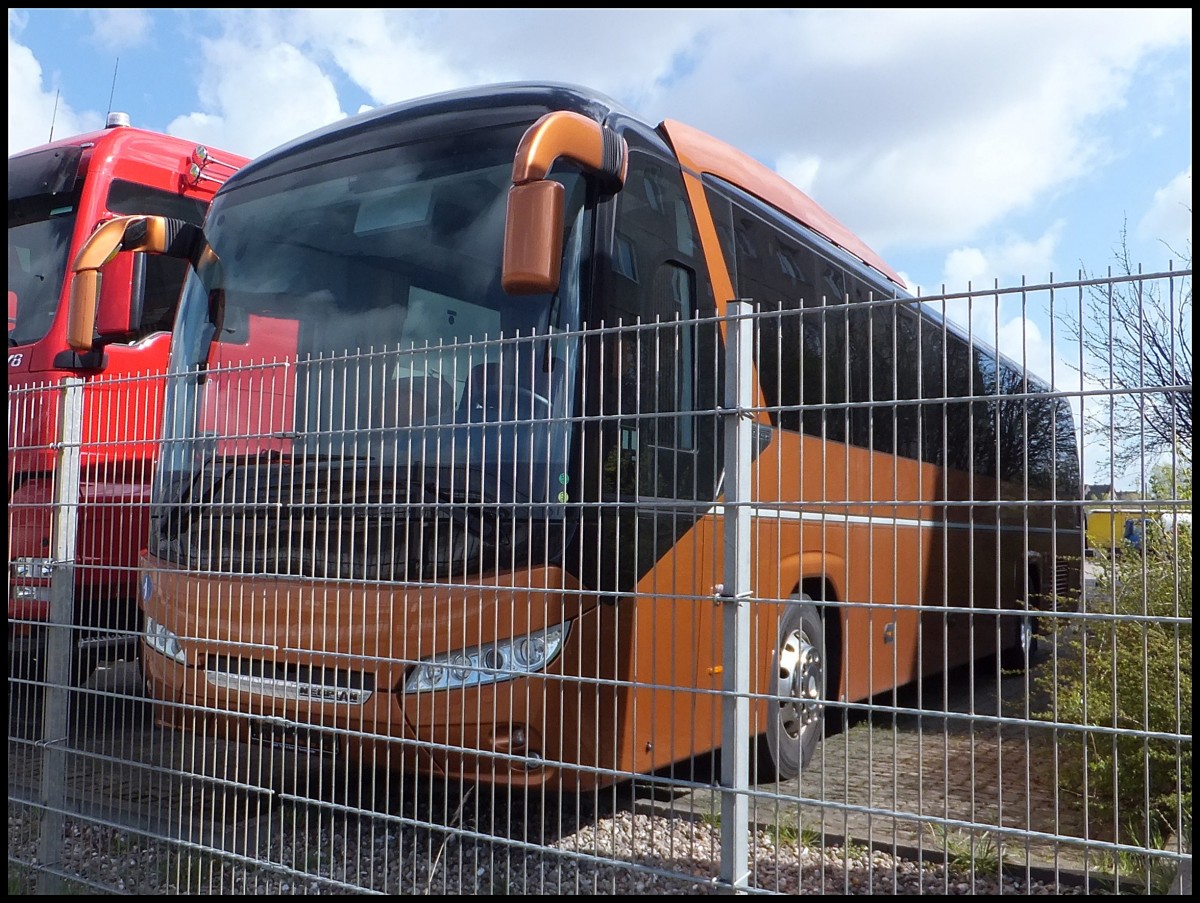 Neoplan Jetliner Vorfhrwagen in Rostock.