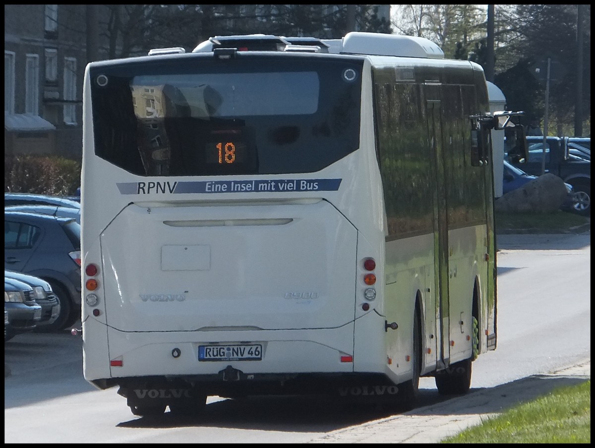 NEUER Volvo 8900 der RPNV in Sassnitz.