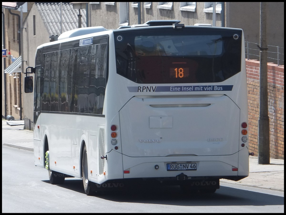 NEUER Volvo 8900 der RPNV in Sassnitz.