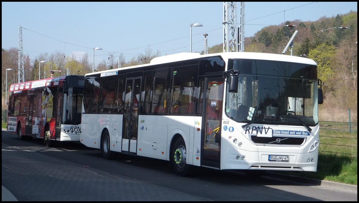 NEUER Volvo 8900 der RPNV in Sassnitz.