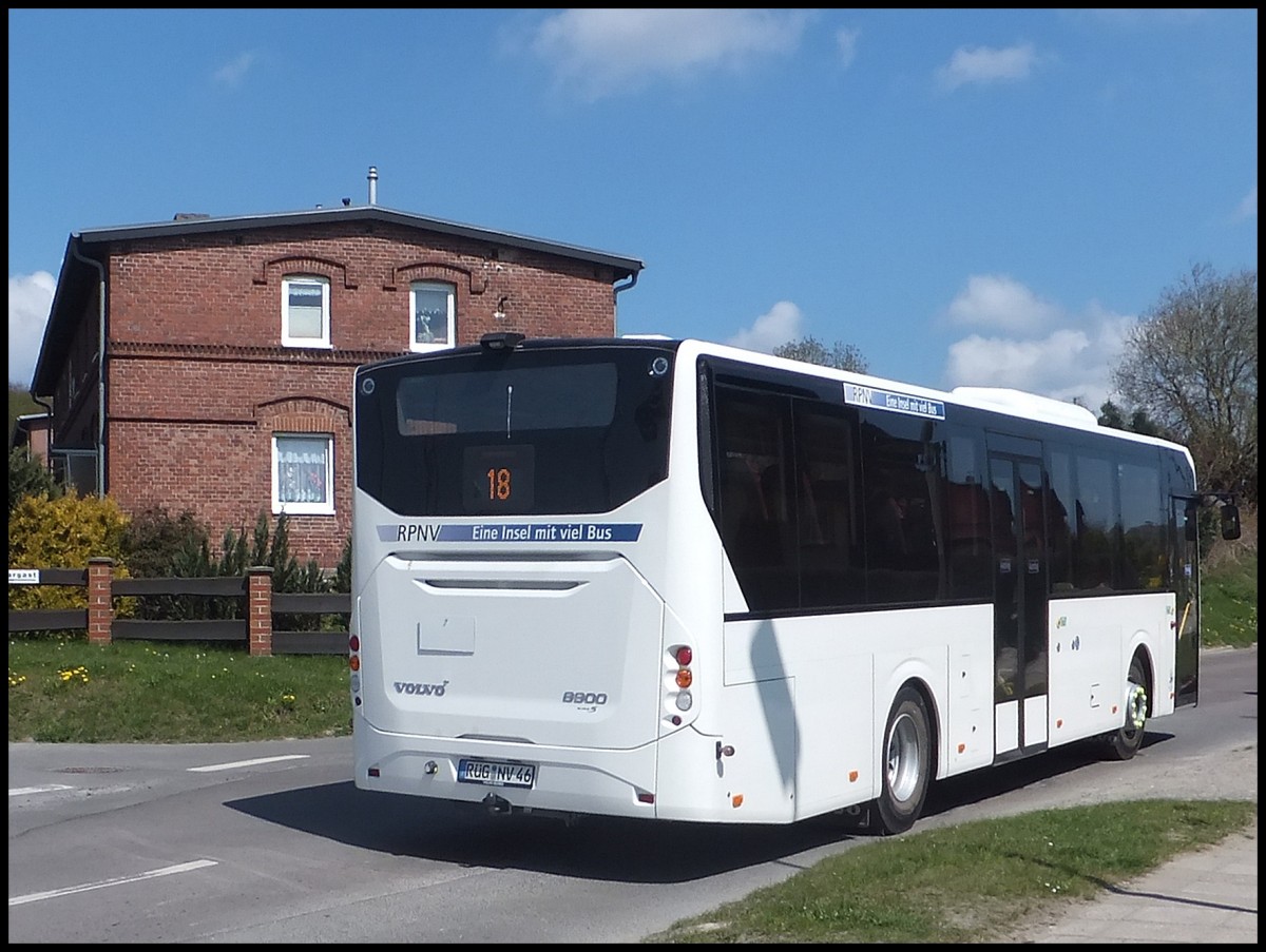 NEUER Volvo 8900 der RPNV in Sassnitz.