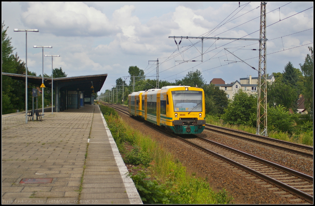 ODEG VT 650.74 / 650 074 als RB60 Bln.-Lichtenberg am 16.06.2014 durch Panketal-Rntgental