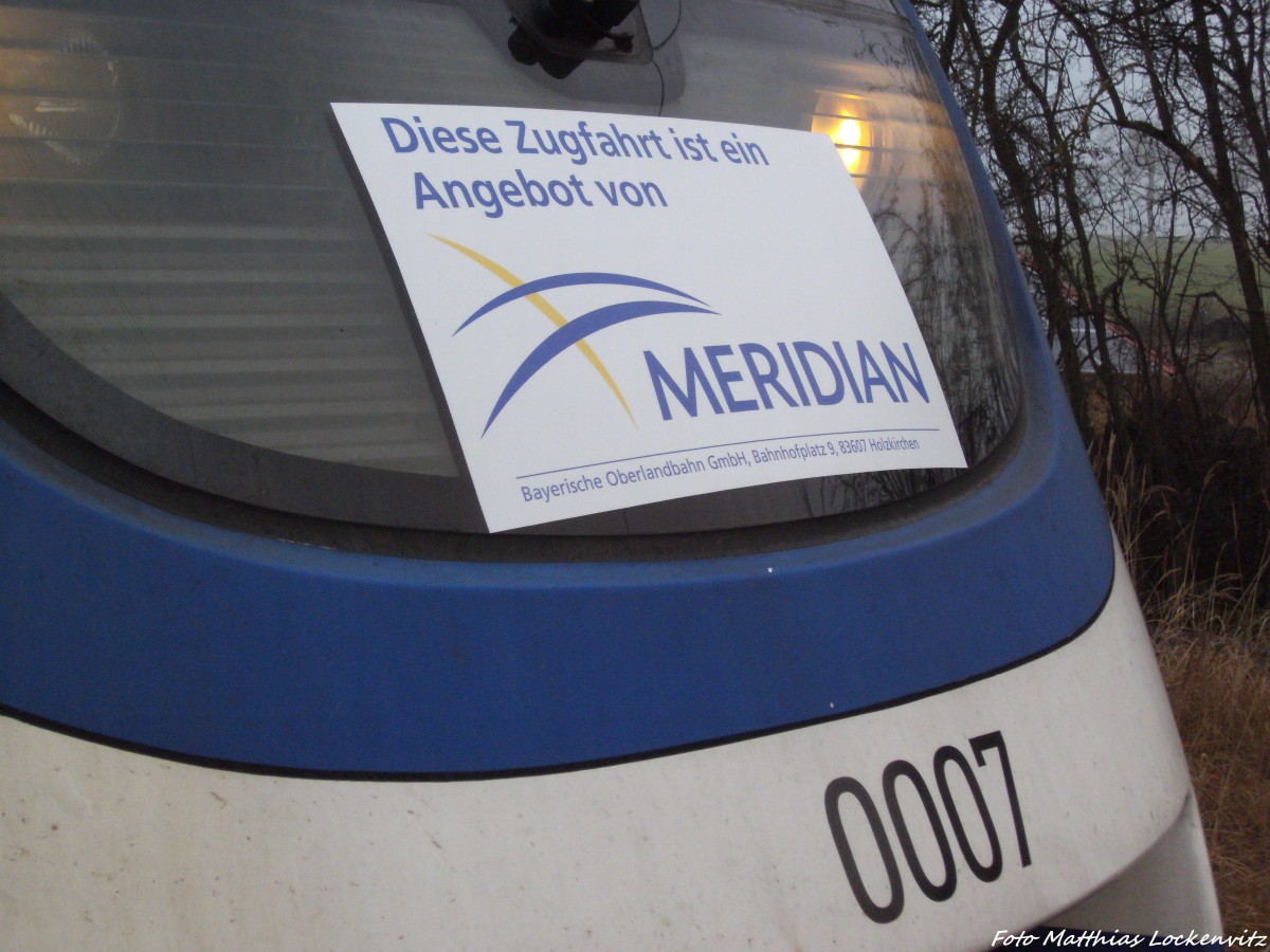 OLA VT 0007 mit Logo des Neuen Betreibers am 14.12.13